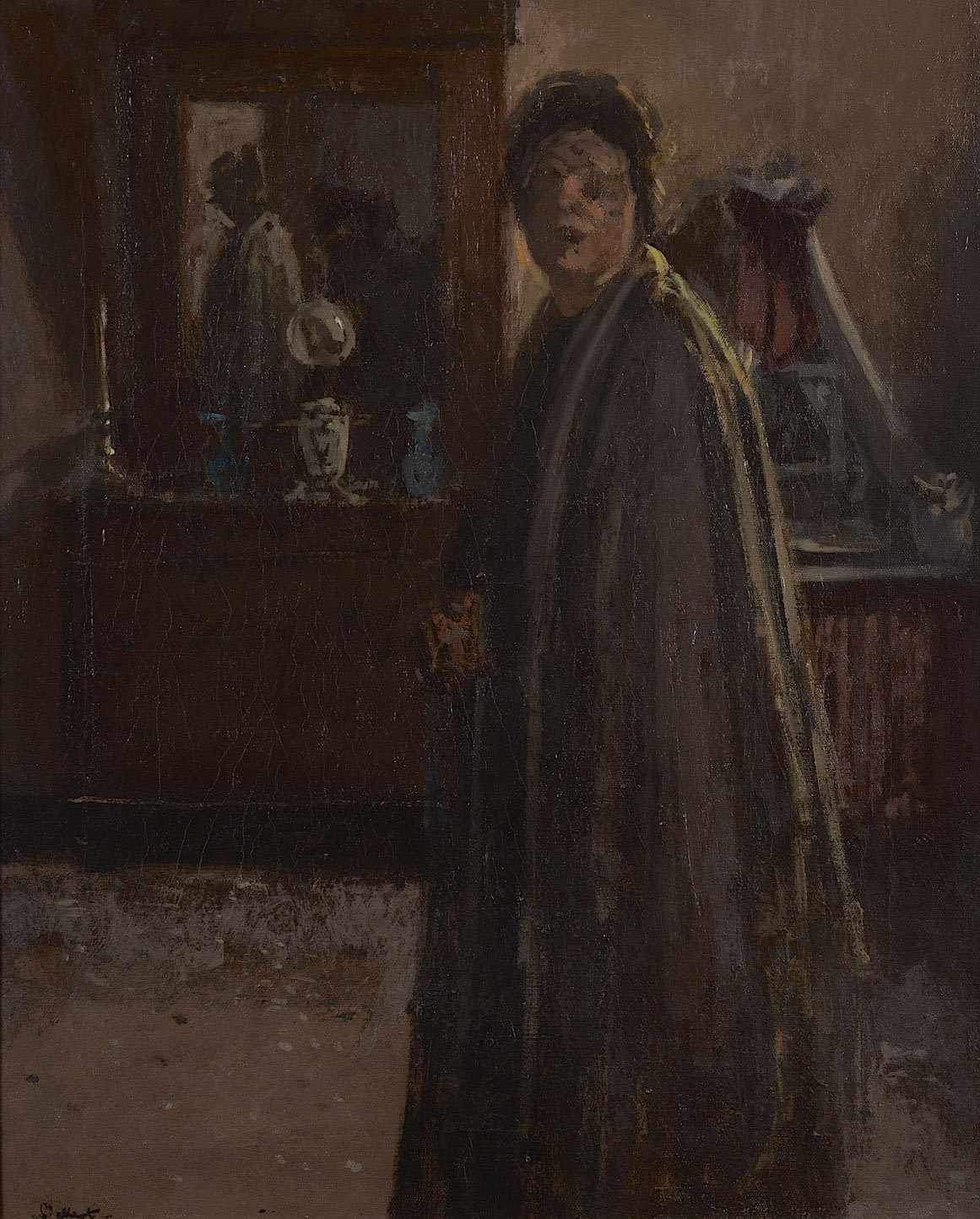 Walter Richard Sickert, Carolina Dell' Aqua: Woman in an Interior, 1903-04