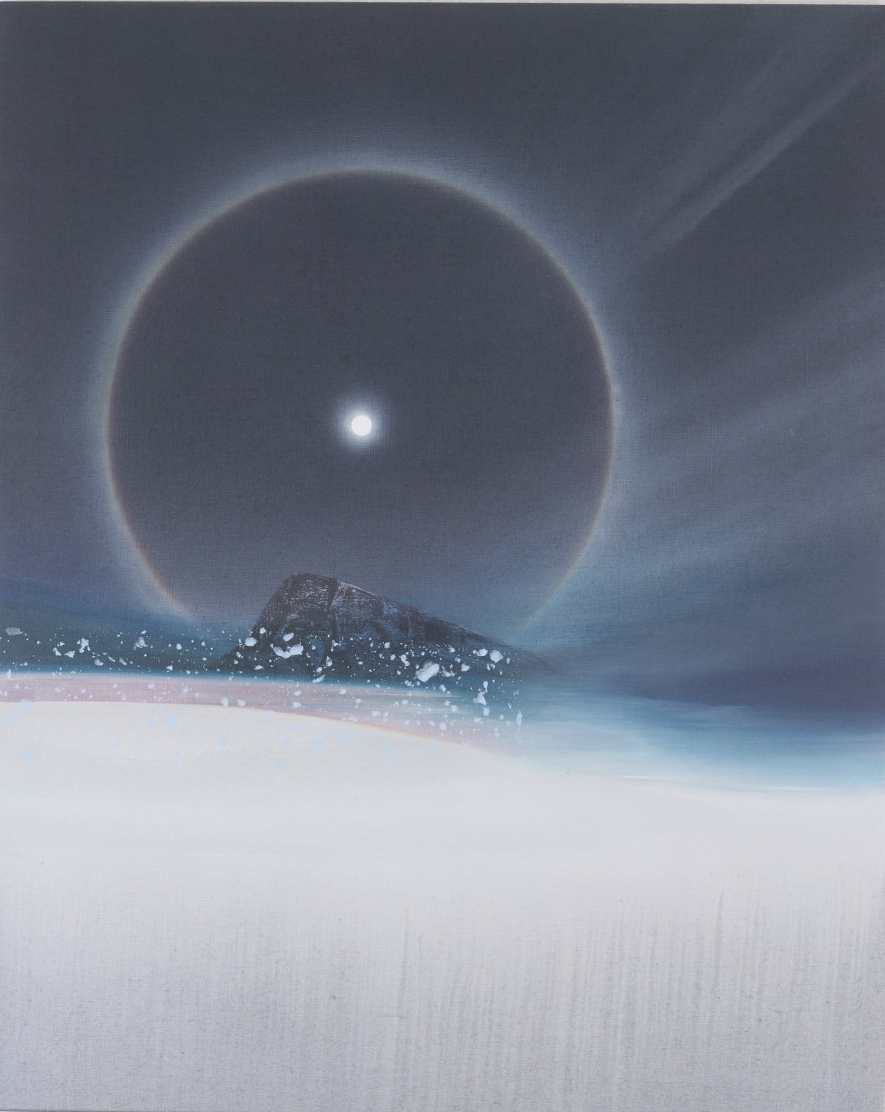 Nicholas Jones, A Cold Beauty: Lunar Halo, 2018