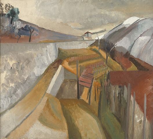 Ben Nicholson, 1923 (vineyard in winter), 1923