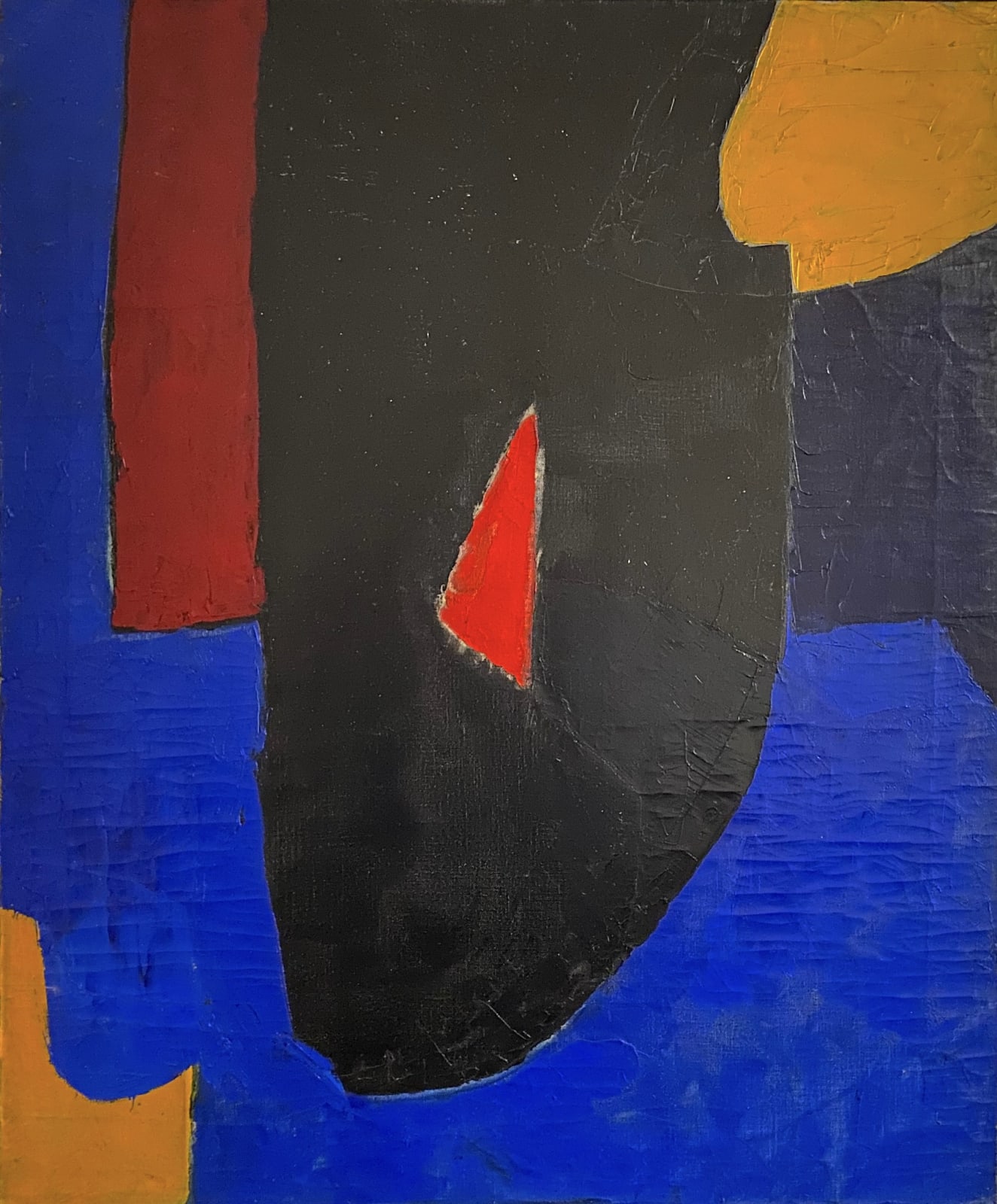 Roger Hilton, Untitled (red/blue/black) 1954, 1954