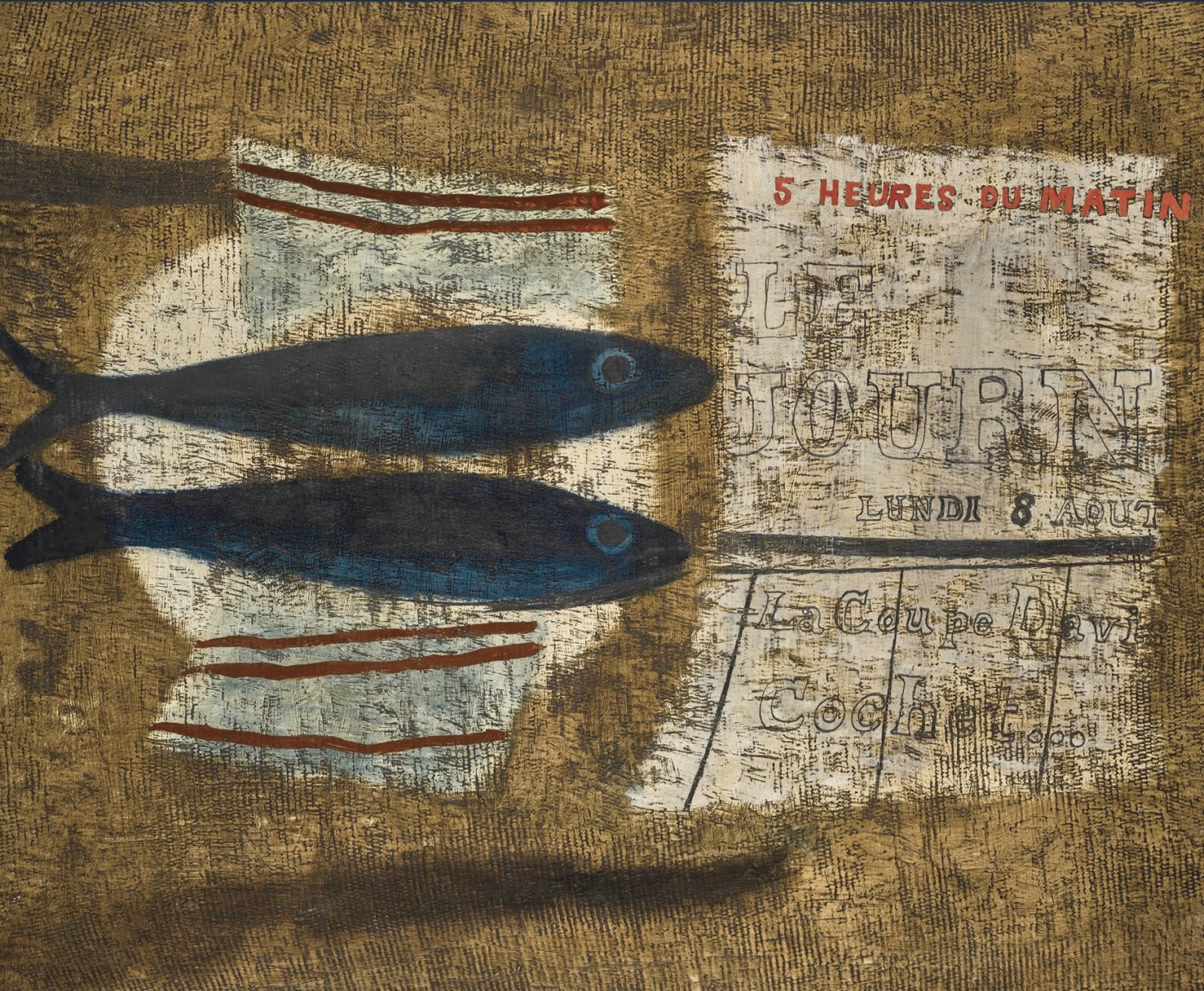Ben Nicholson, Two Fishes, 1932