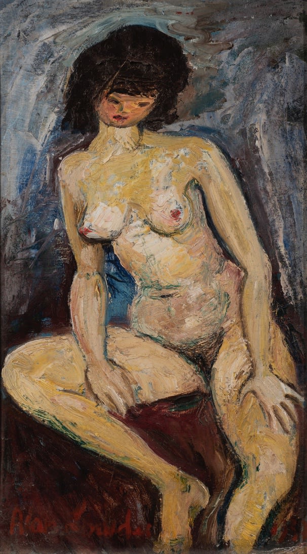 Alan Lowndes, Nude , 1953