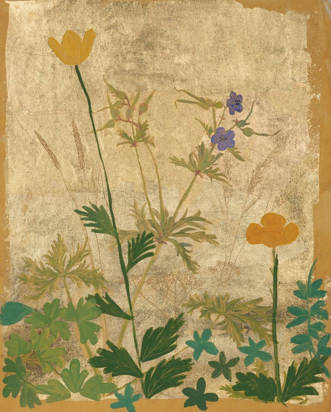 Jethro BUCK (b.1986) Poppies and Cranesbills, 2019 SOLD
