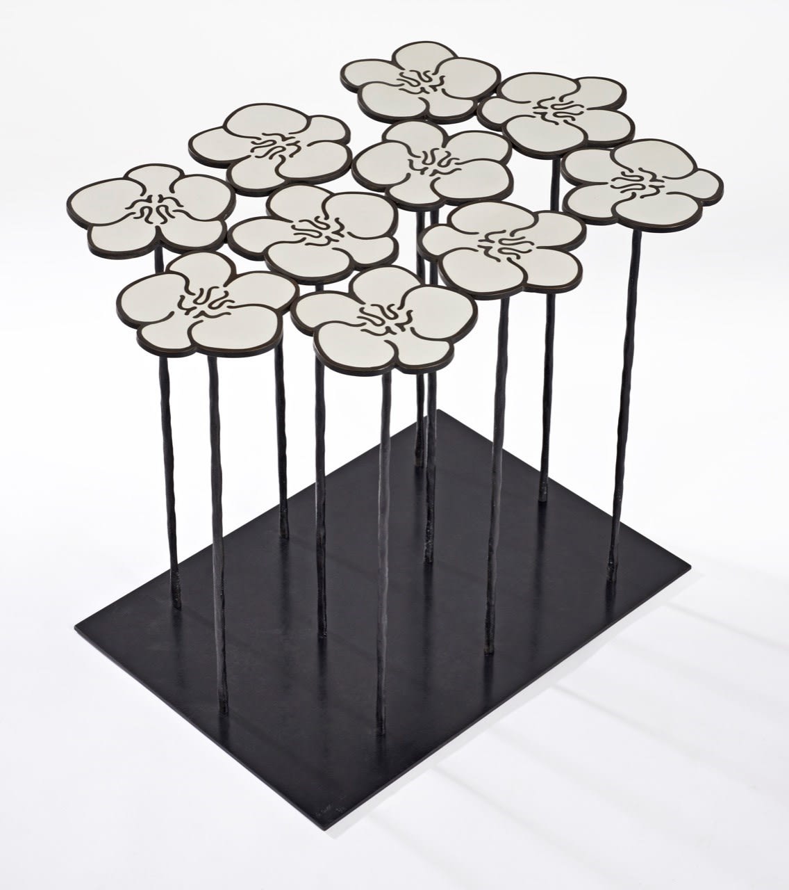 Hubert Le Gall, Orchids 10 Flowers Table, 2018