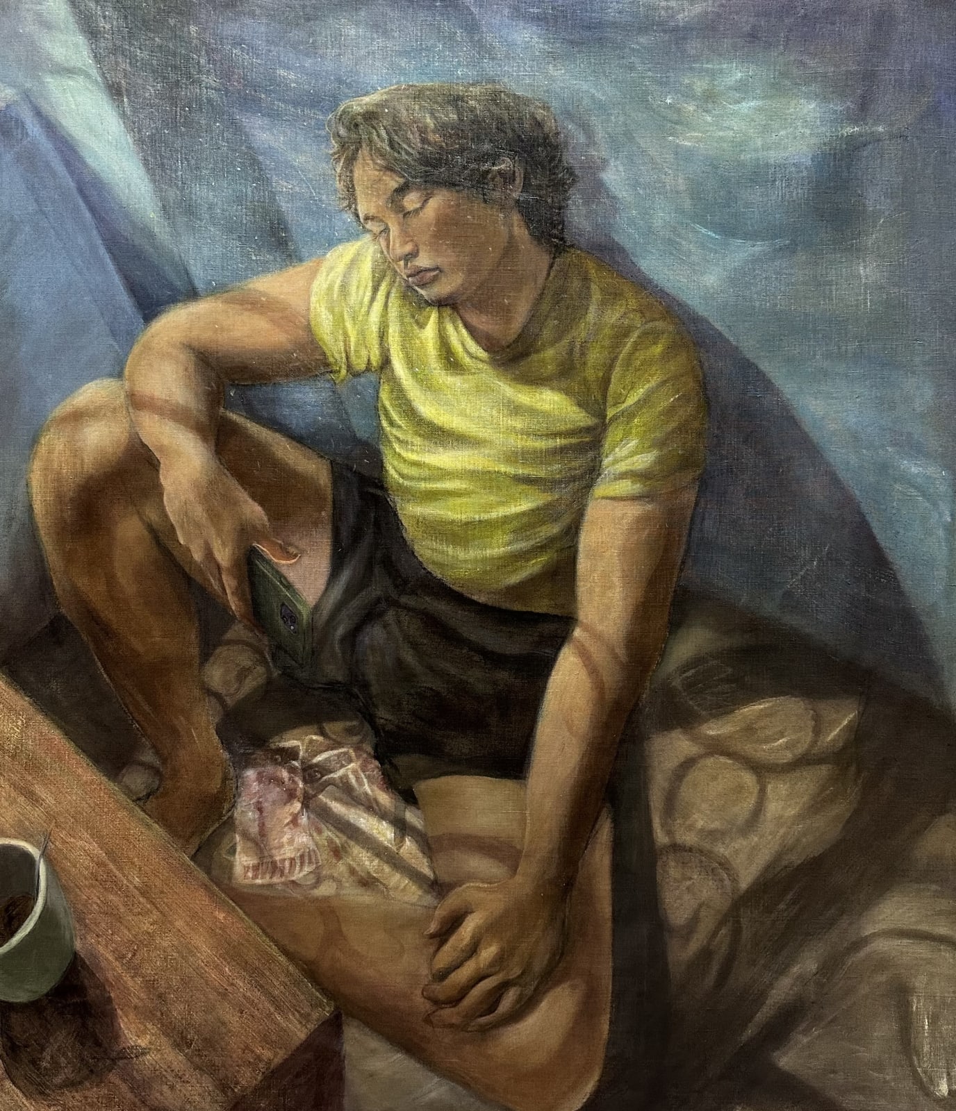 Faris Heizer, Too Tired for a Coffee Break, 2023