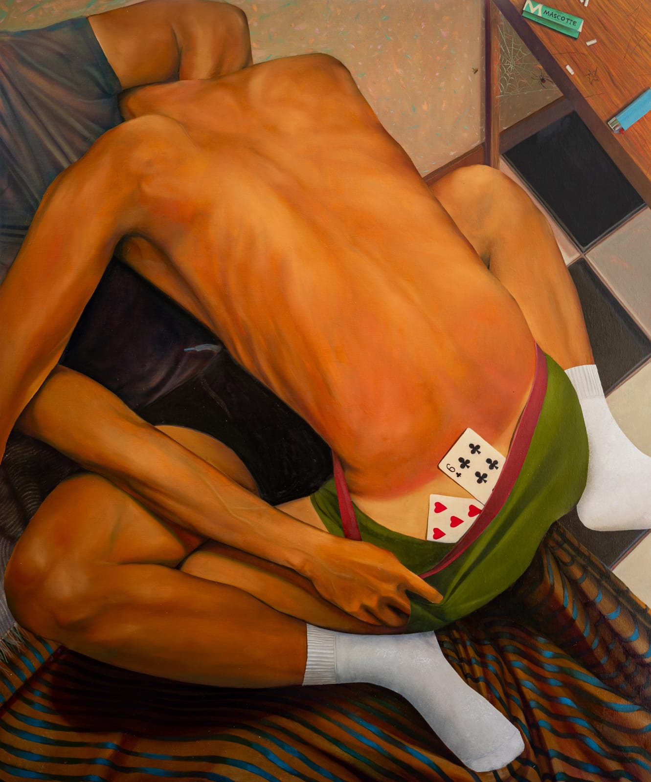 Israfil Ridhwan, Card Player, 2025