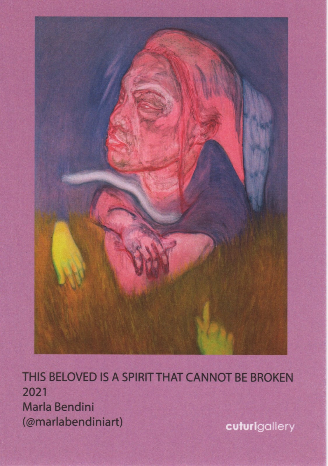 Marla Bendini, You Can Tell Me Postcard Set