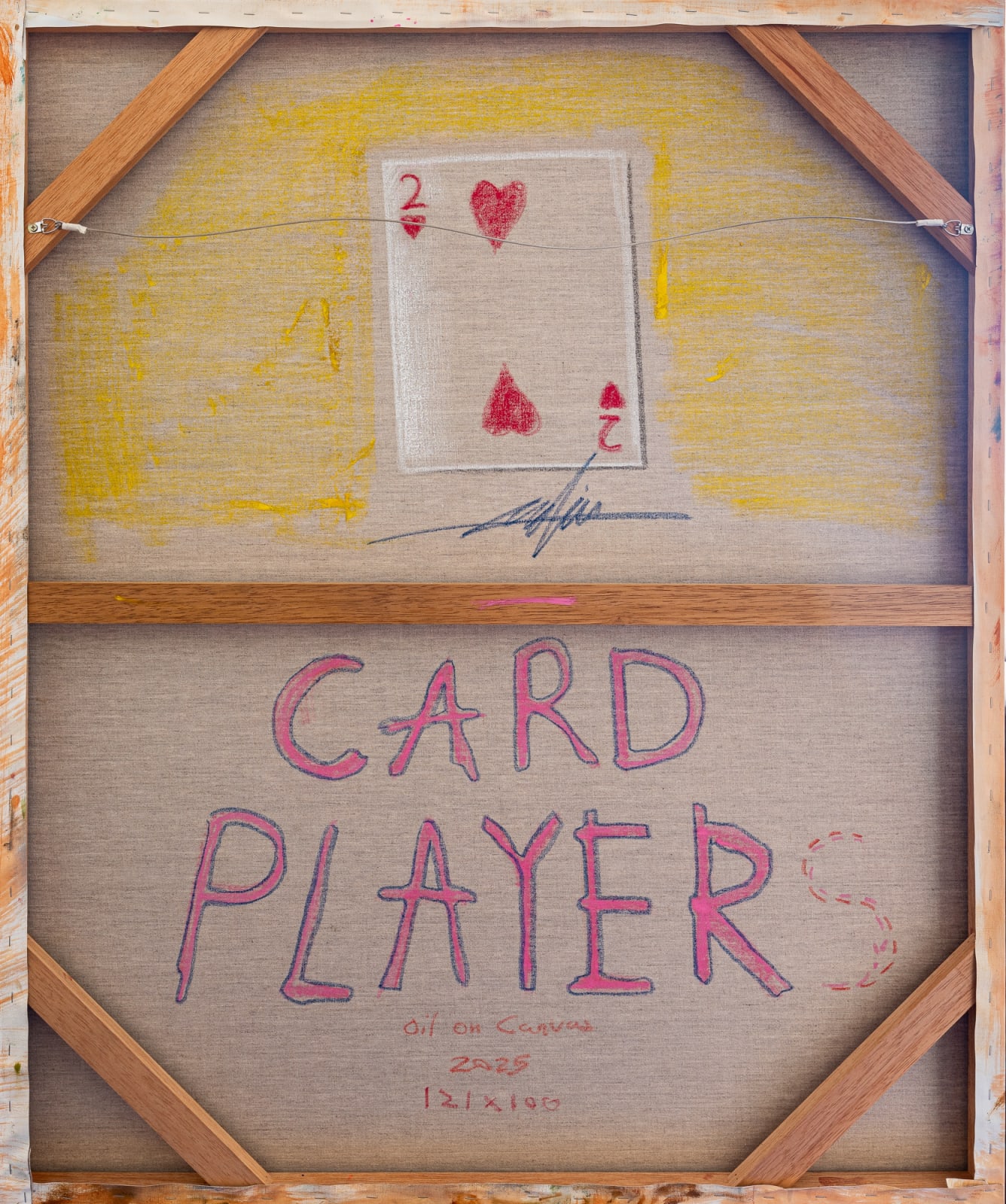 Israfil Ridhwan, Card Player, 2025