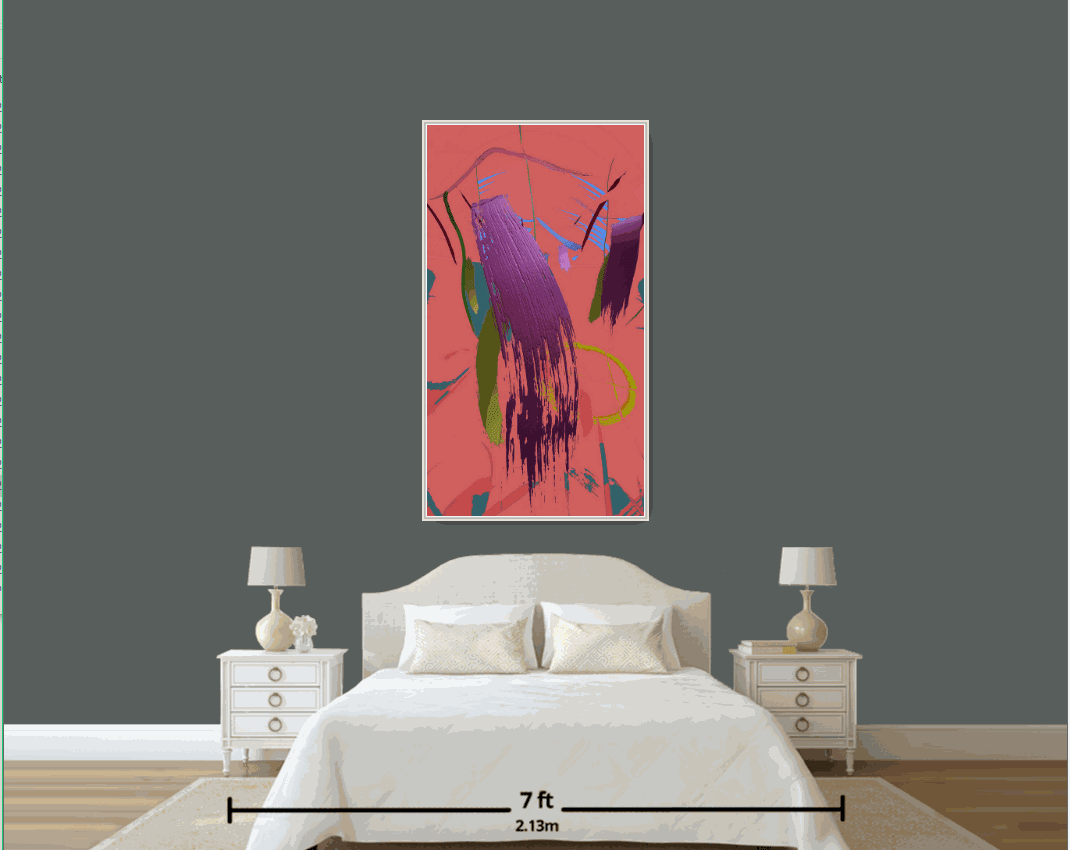Darcy Gerbarg, Violet Brush, 2020