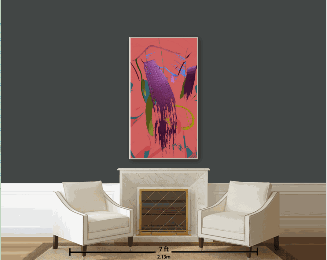 Darcy Gerbarg, Violet Brush, 2020