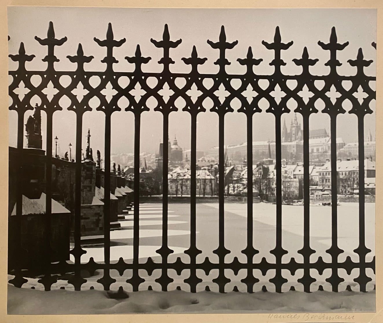 Hannes Beckmann, Prague in Winter, c. 1935