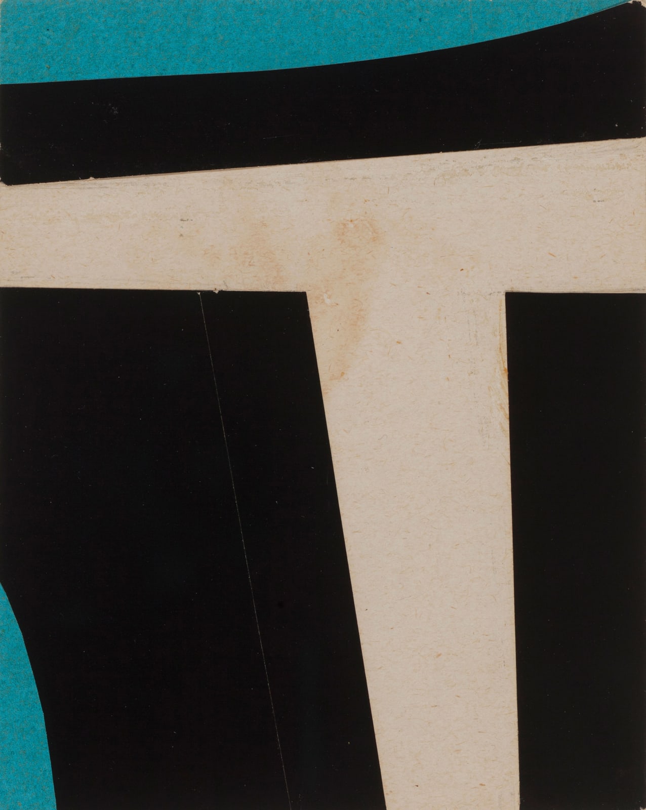 Ralph Coburn, Black, Blue and White, c. 1955