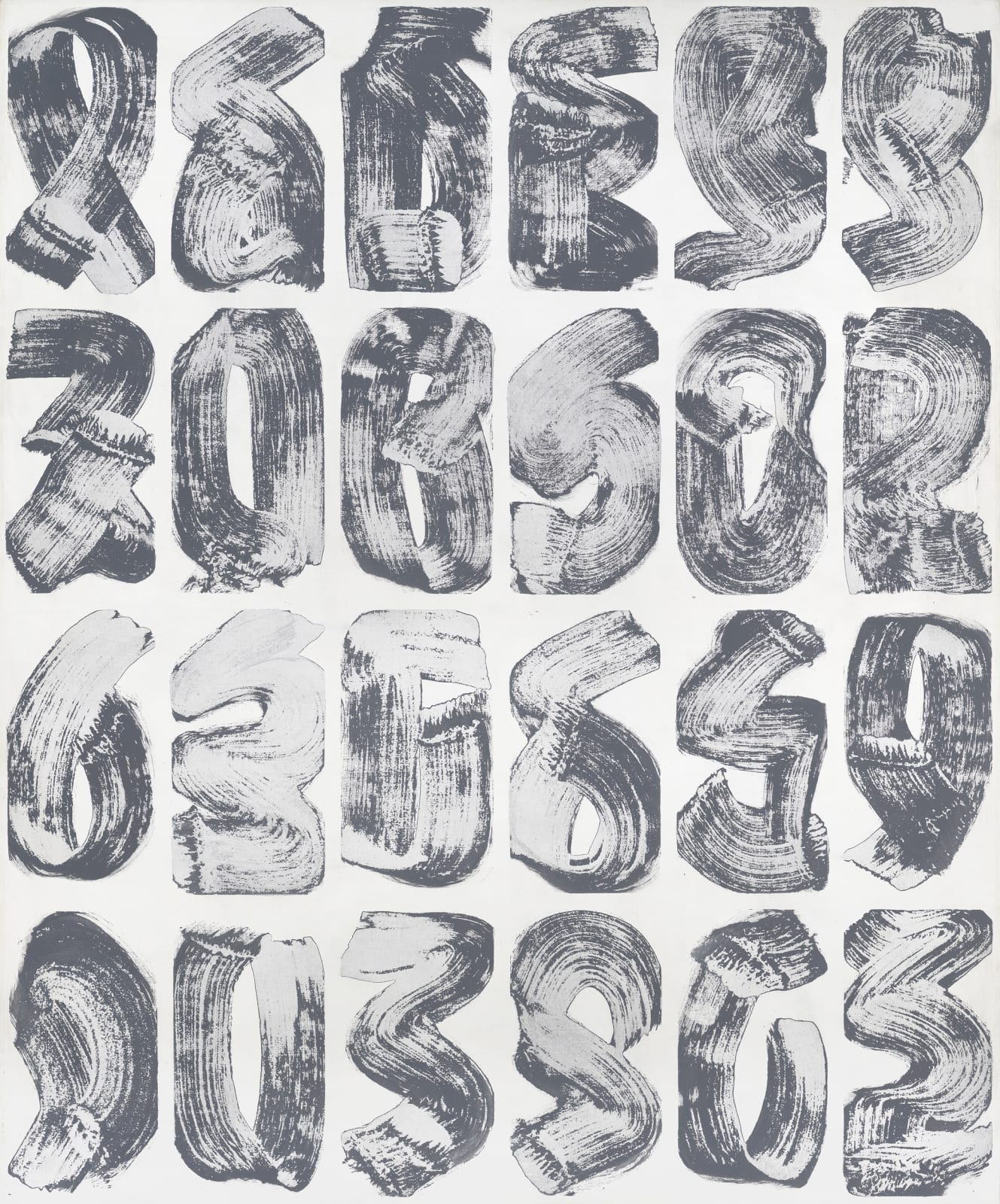 Blythe Bohnen, Process Brushstrokes, c. 1971