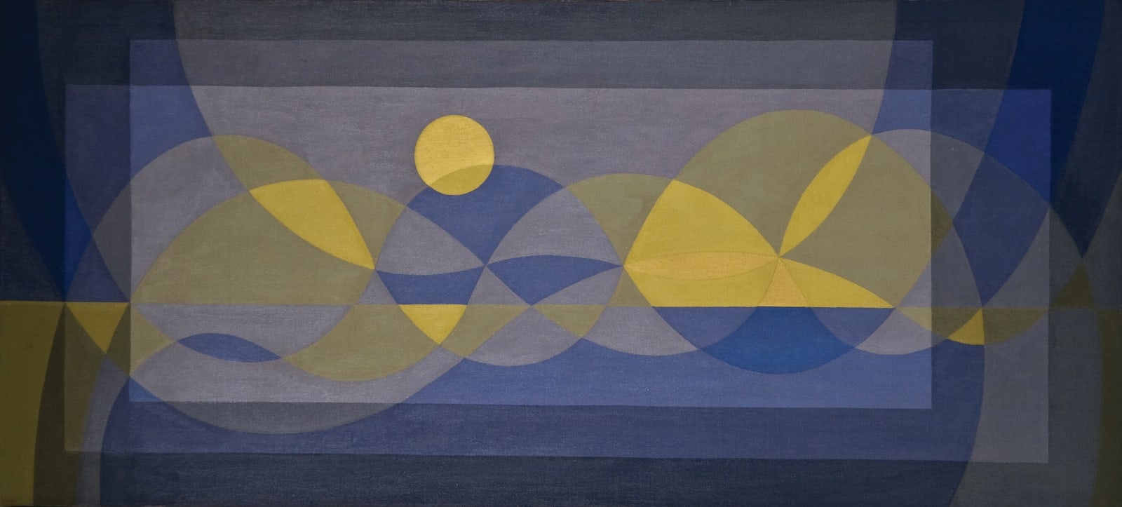 Hannes Beckmann, Moonscape Nocturne, 1954