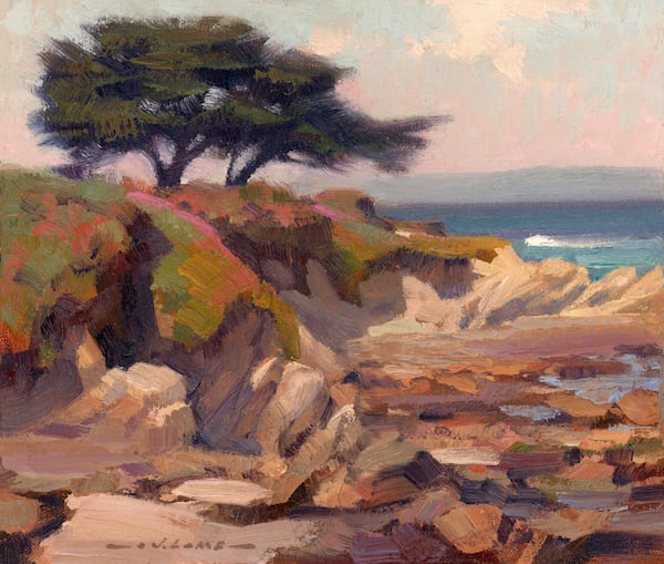 Jim Lamb, Cliff Shadows - Pacific Grove, 2015