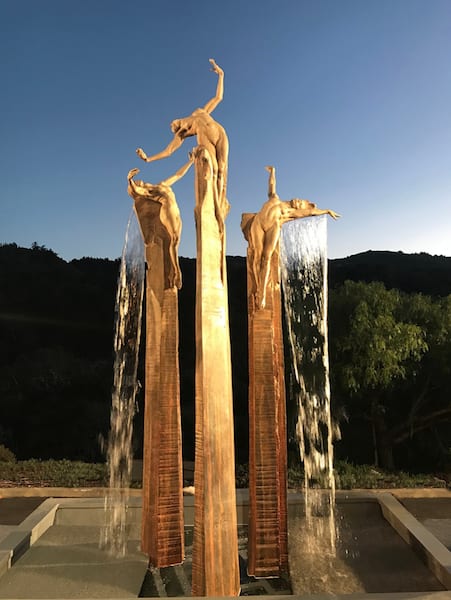 Richard MacDonald, Gathering of the Graces, Fountain, 2017