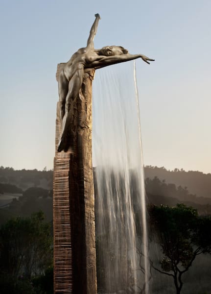 Richard MacDonald, Joy, Half Life, Column, Waterfall, 2012
