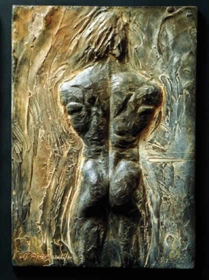Richard MacDonald, Male Nude Athlete, Bas Relief II (Back), 1997