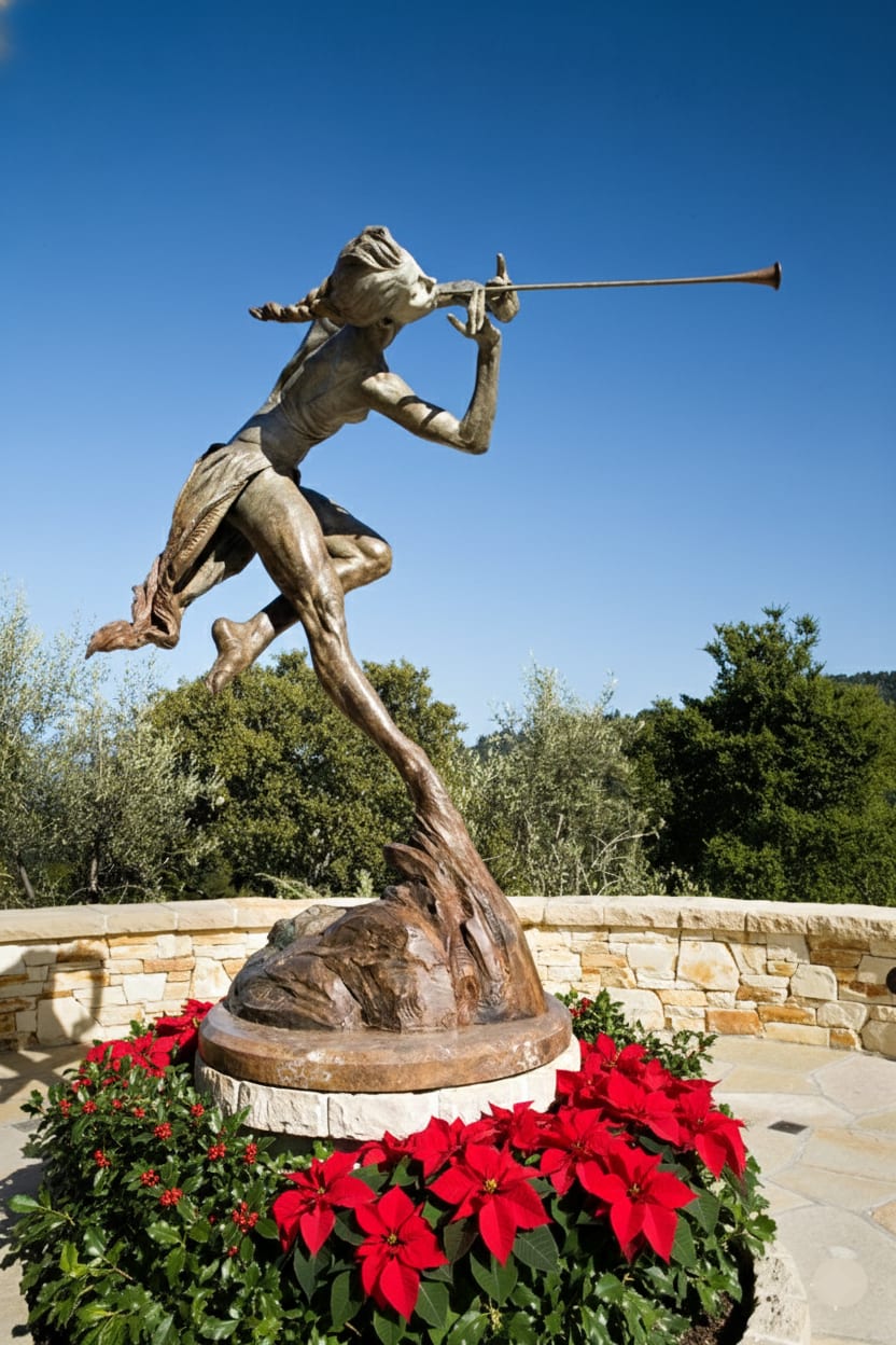 Richard MacDonald , Trumpeter Draped Life Size , 1997