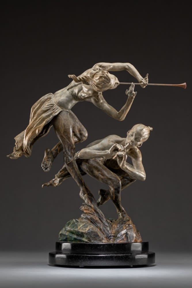 Richard MacDonald, Joie de Femme, Draped, Atelier, 2015