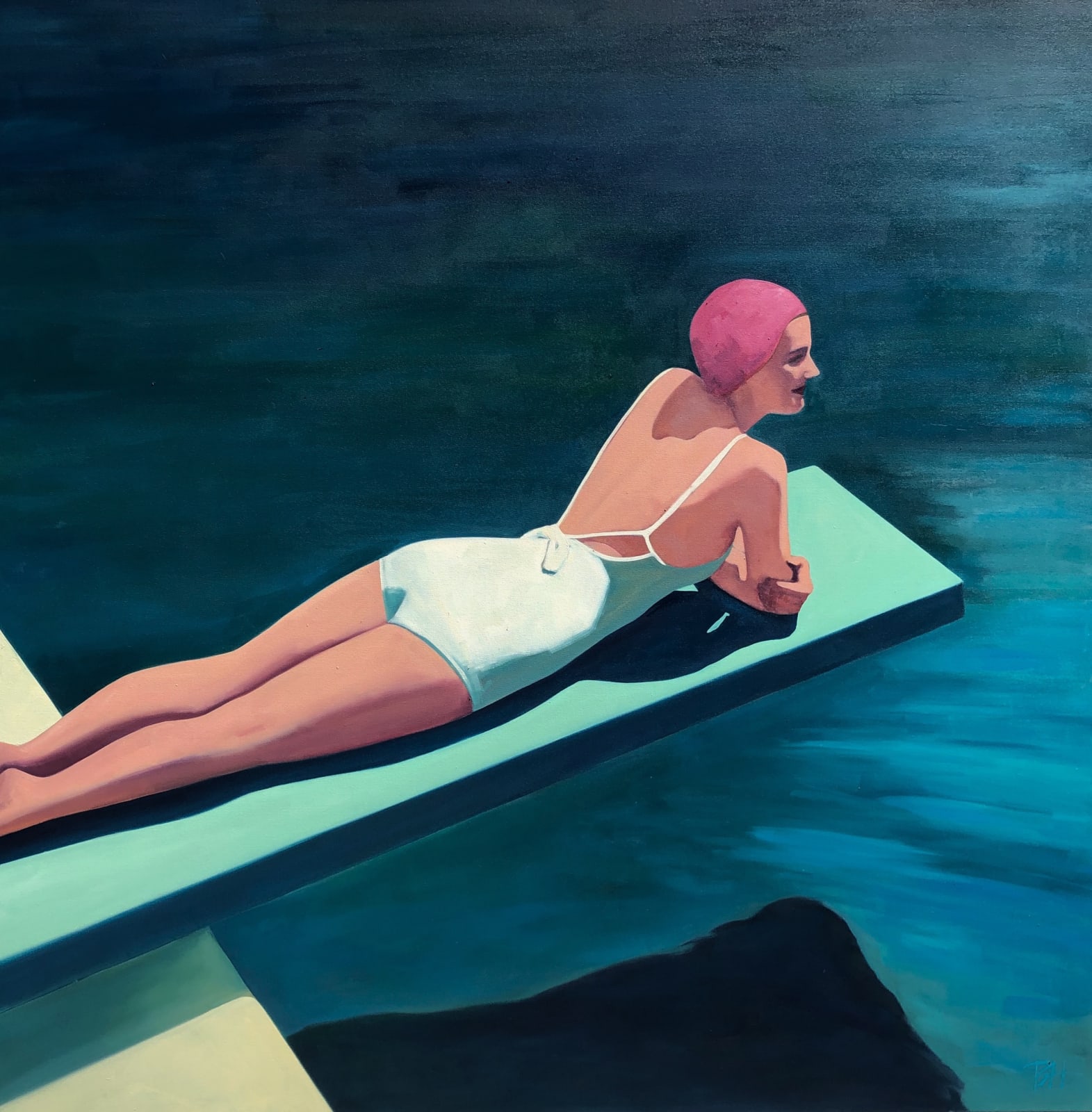 T.S. Harris, Blue Green Pool, 2022