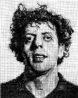 Chuck Close, Phil Spitbite, 1995