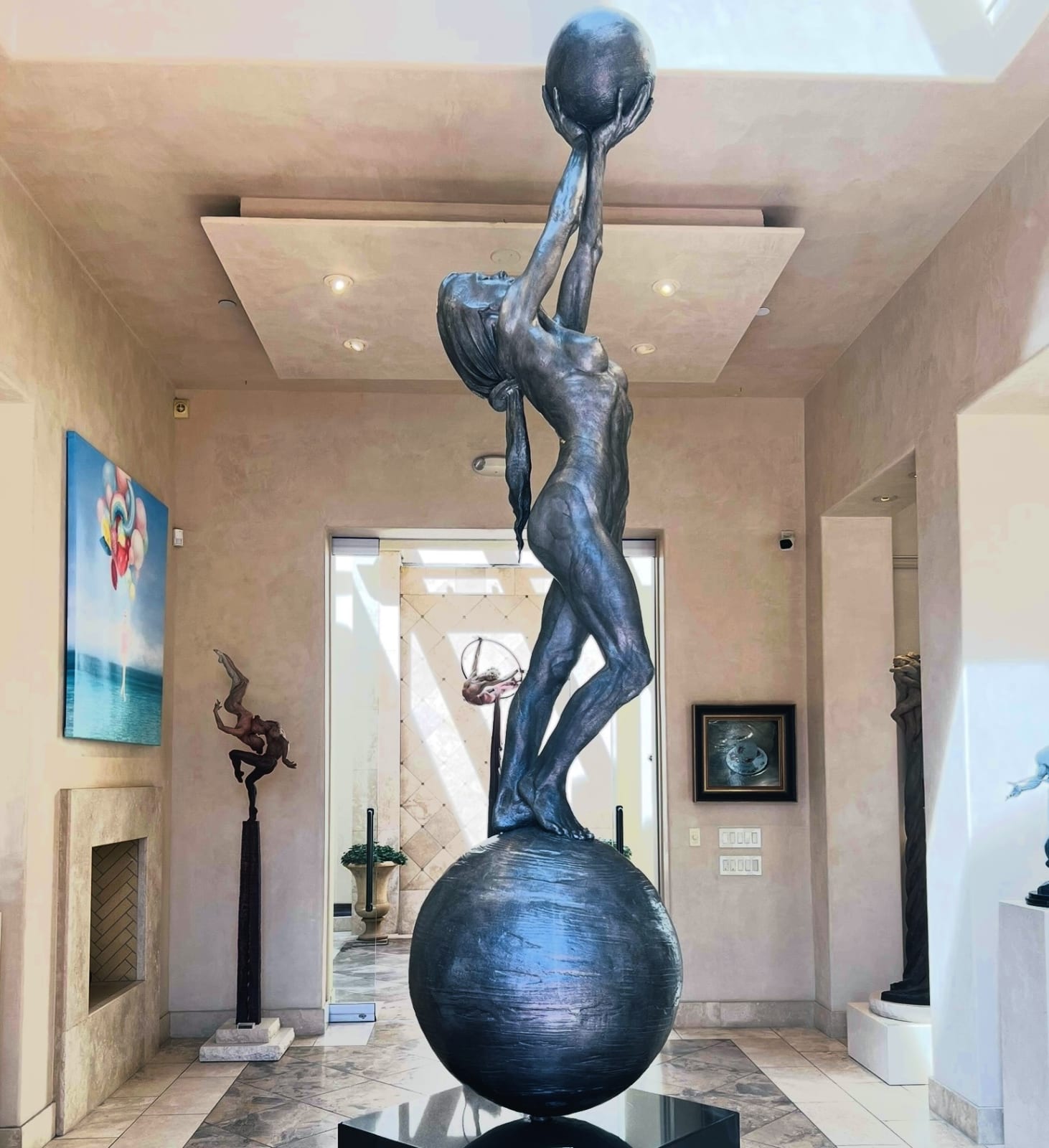 Richard MacDonald , Diana Earth & Moon Heroic, Platinum , 2018