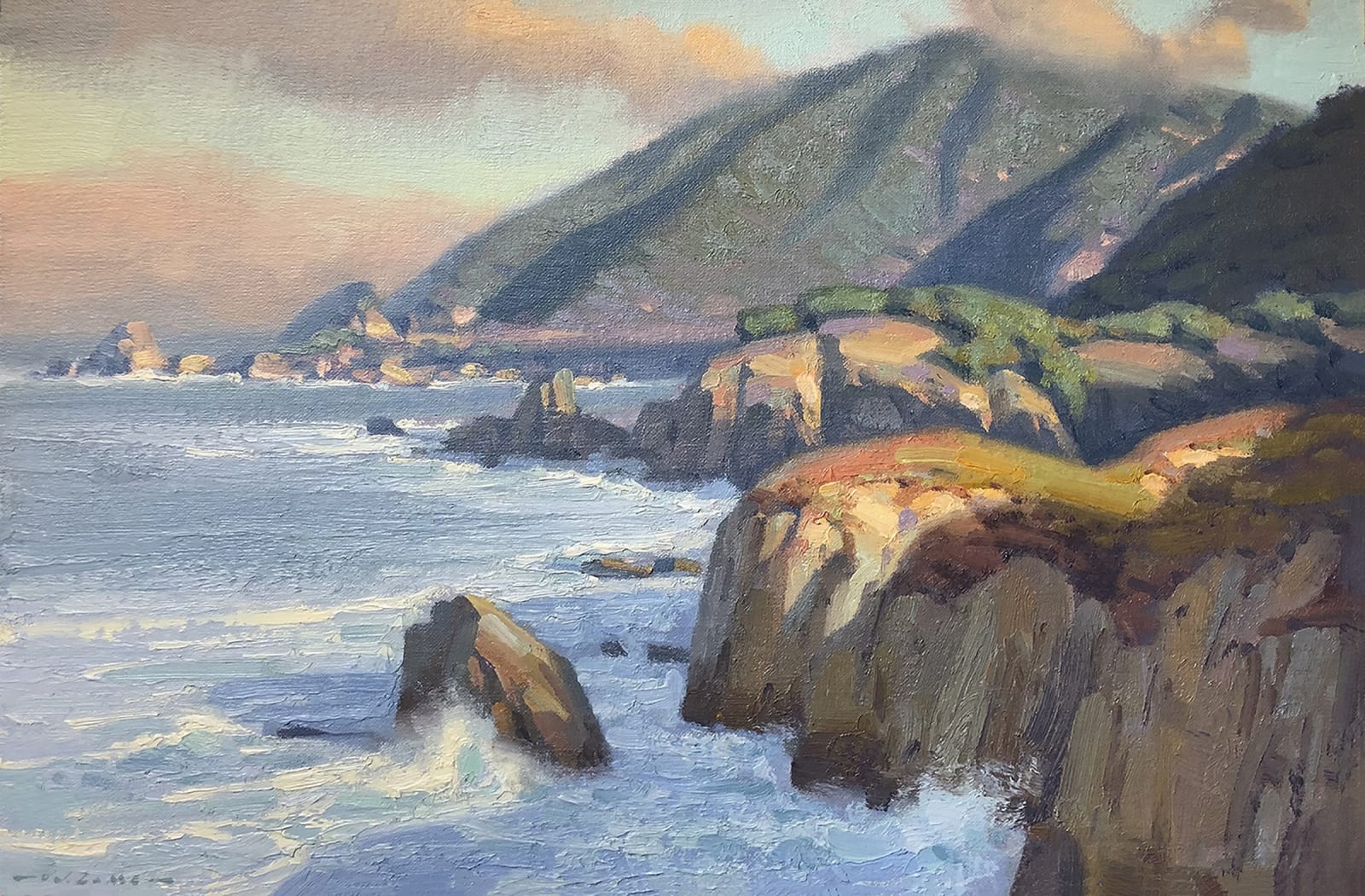 Jim Lamb, Early Morning on Big Sur, 2020