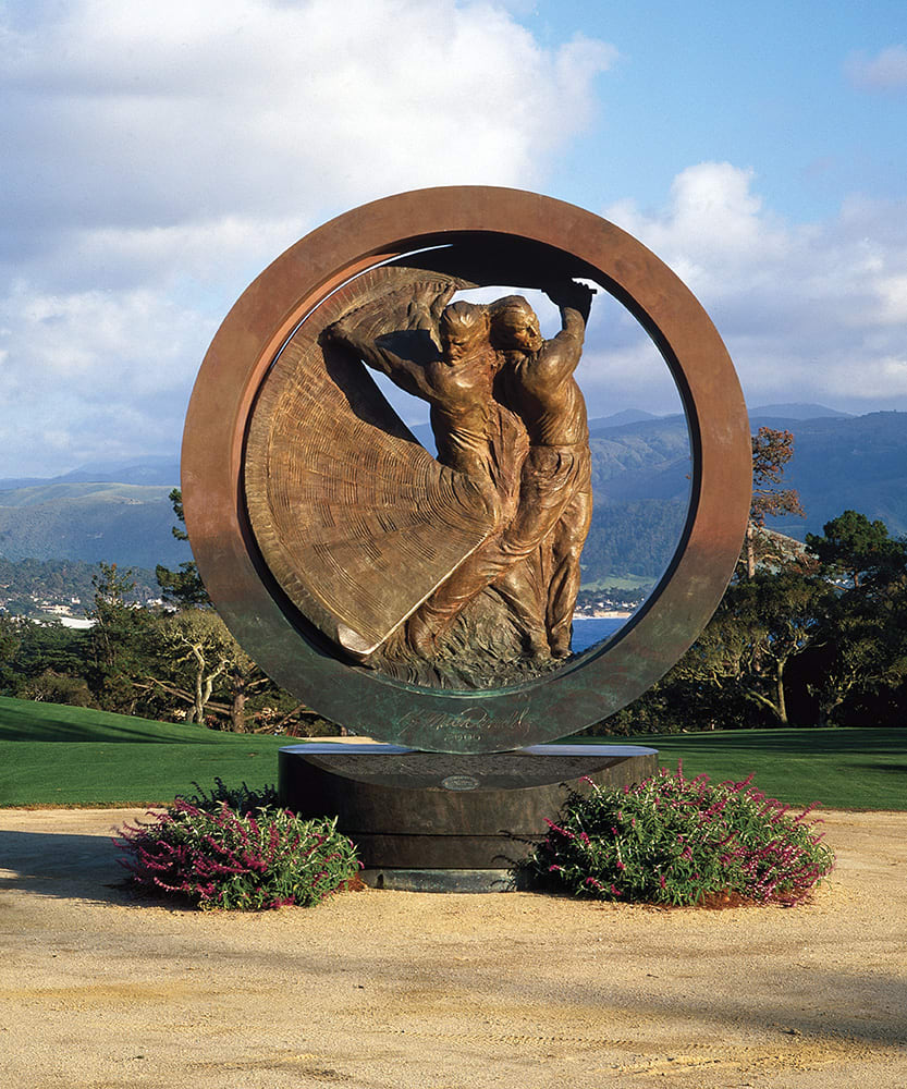Richard MacDonald, U.S. Open Monument Bust, Half Life, 2001