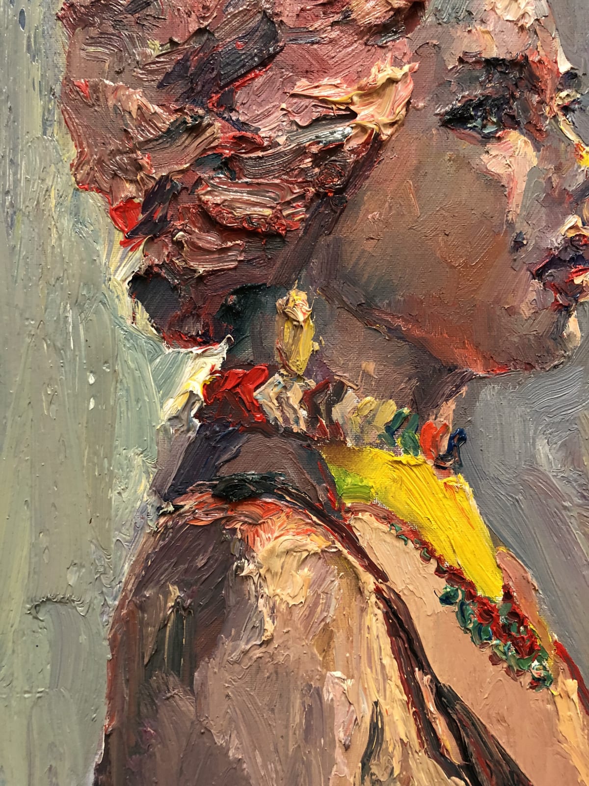Jian Wang, Wanna Wearing Yellow Necklace, 2015