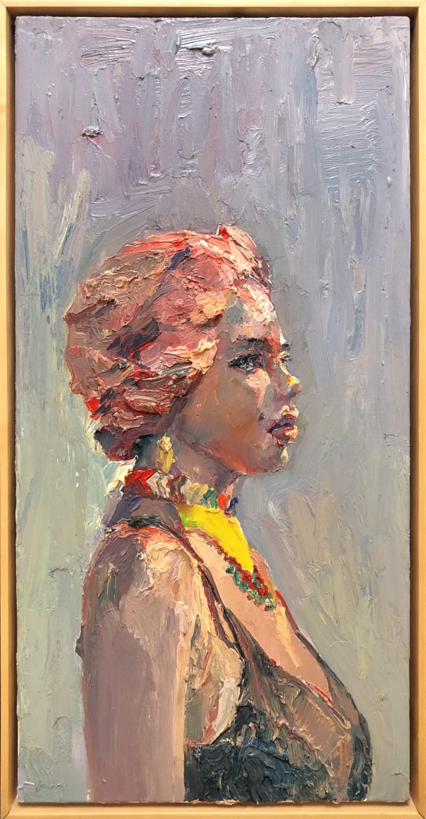 Jian Wang, Wanna Wearing Yellow Necklace, 2015