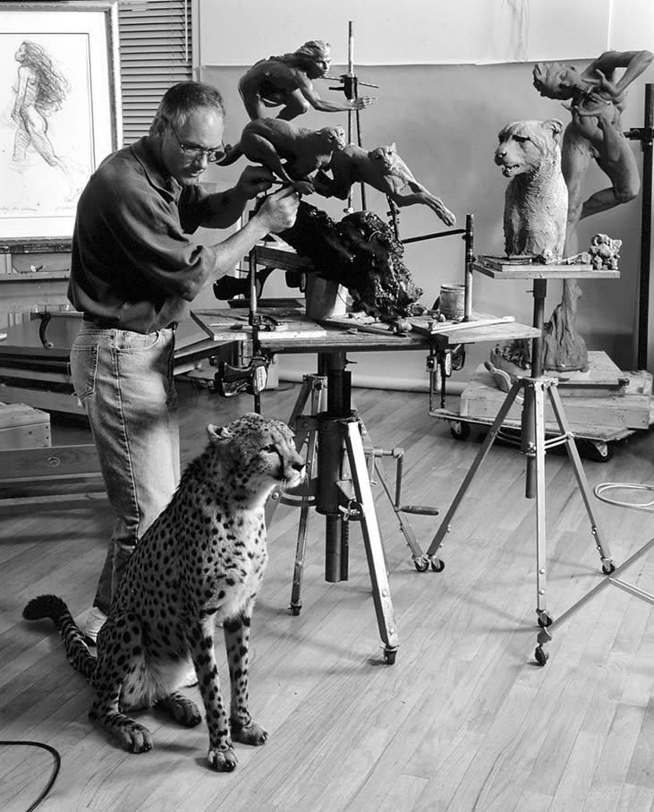 Richard MacDonald, NEW RELEASE: Diana & The Female Cheetah, Atelier, 2024