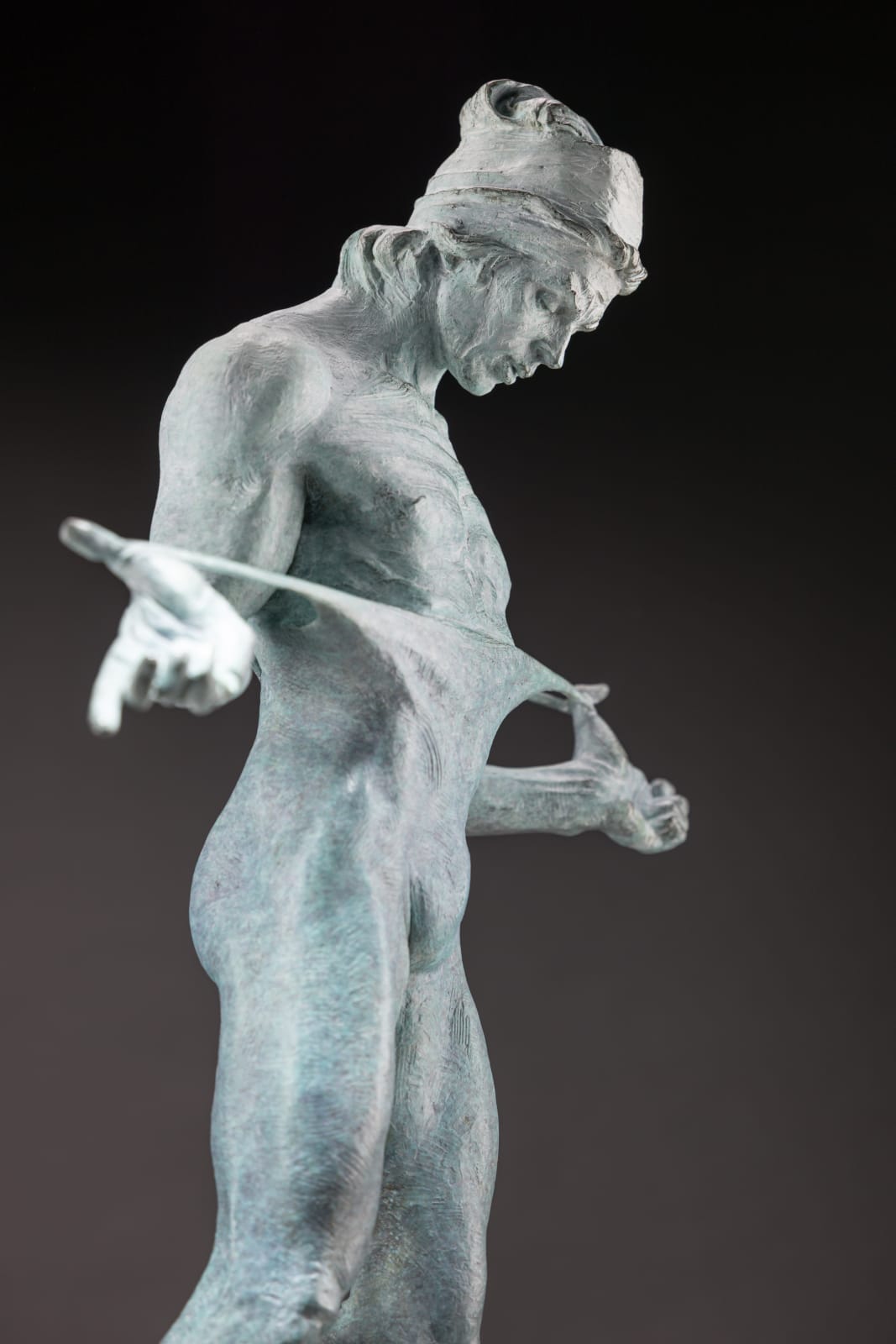 Richard MacDonald, Nureyev, Third Life Blue Patina, 2025