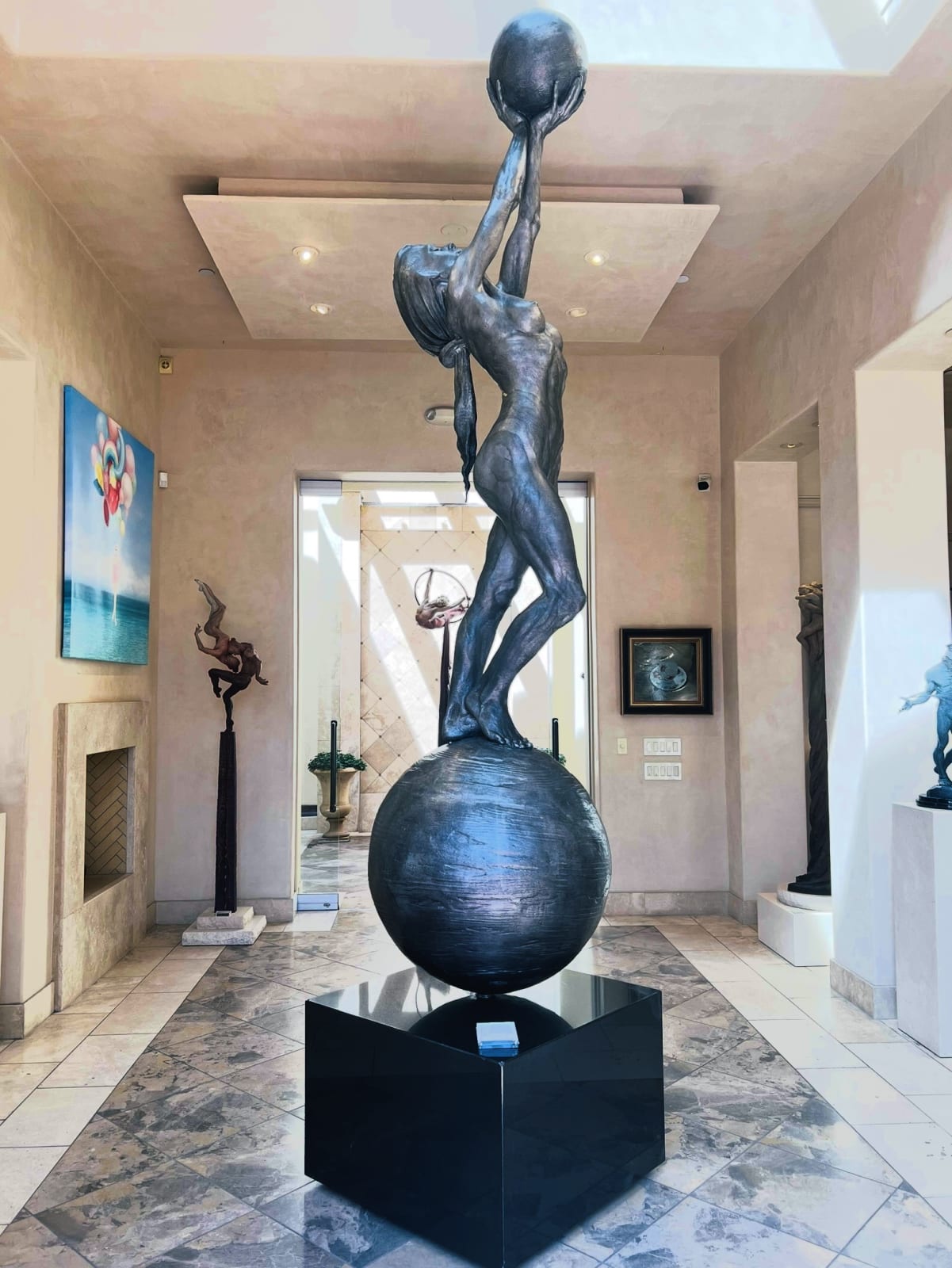 Richard MacDonald , Diana Earth & Moon Heroic, Platinum , 2018