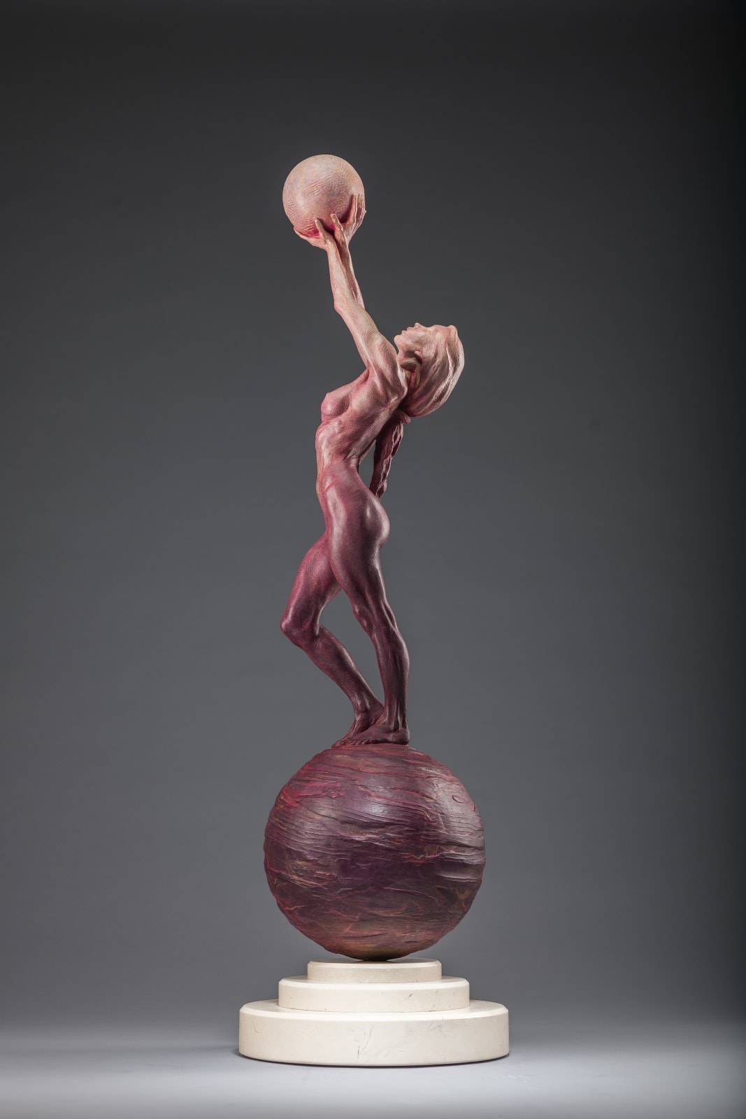 Richard MacDonald, Diana Earth & Moon, Third Life, Red, 2018