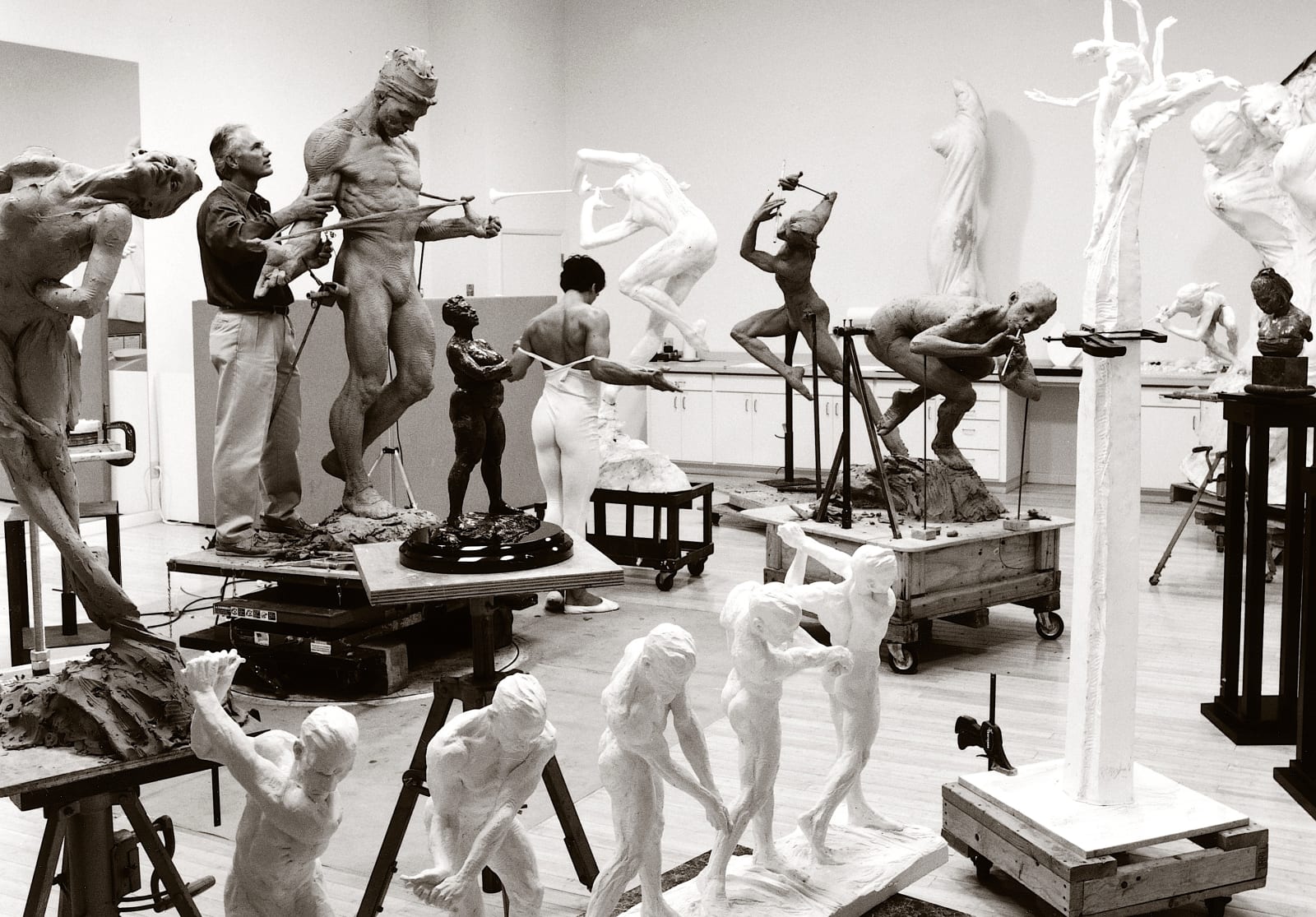 Richard MacDonald, Anatomy of a Golfer (I-V), 2000