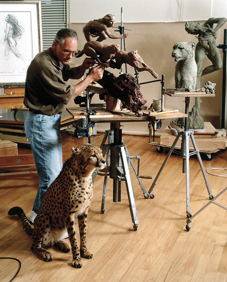 Richard MacDonald, Diana & The Female Cheetah, 2010