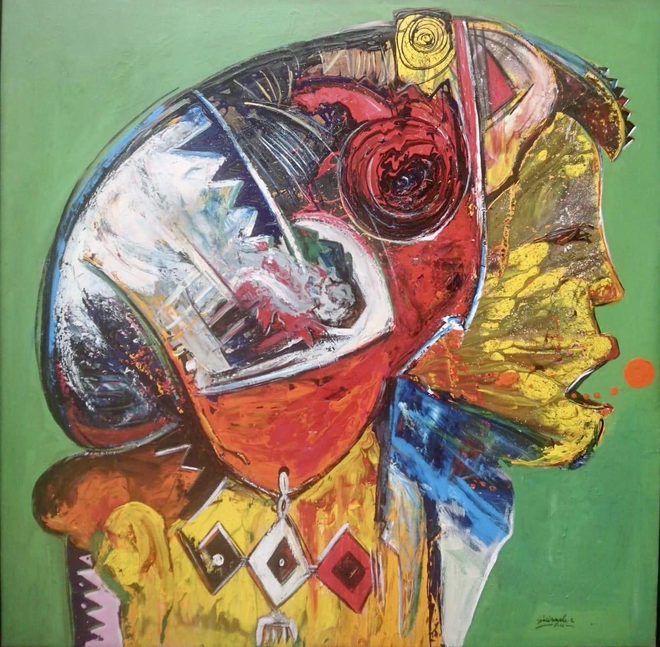 Frank Dikisongele, La parole d'Or, 2019