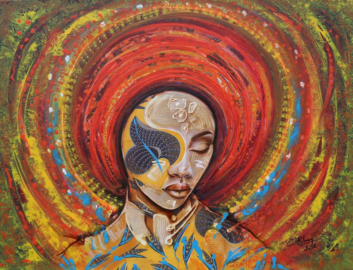 Claudy Khan, Solar woman, 2018
