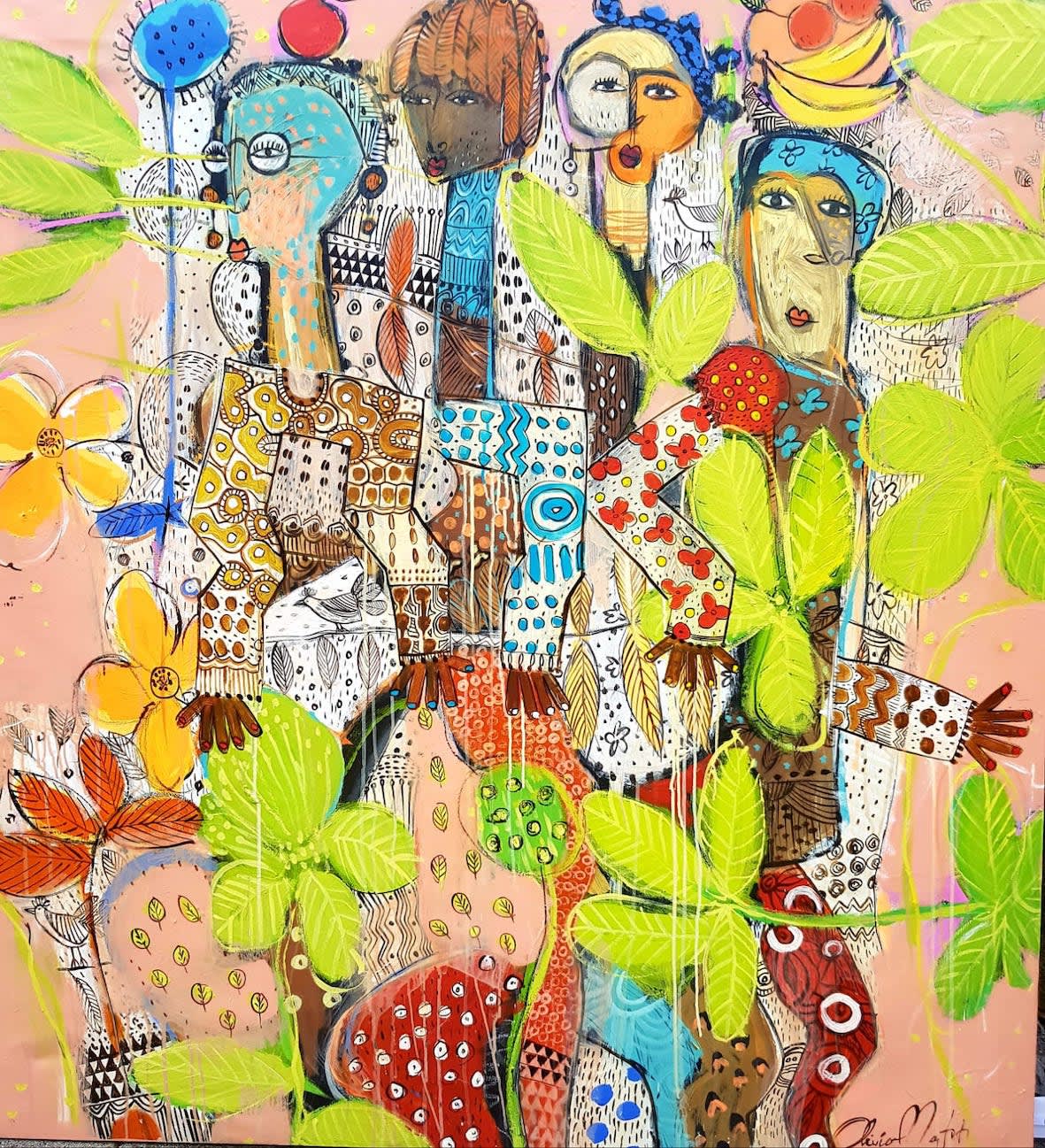 Olivier Matuti, Grand marché, 2017