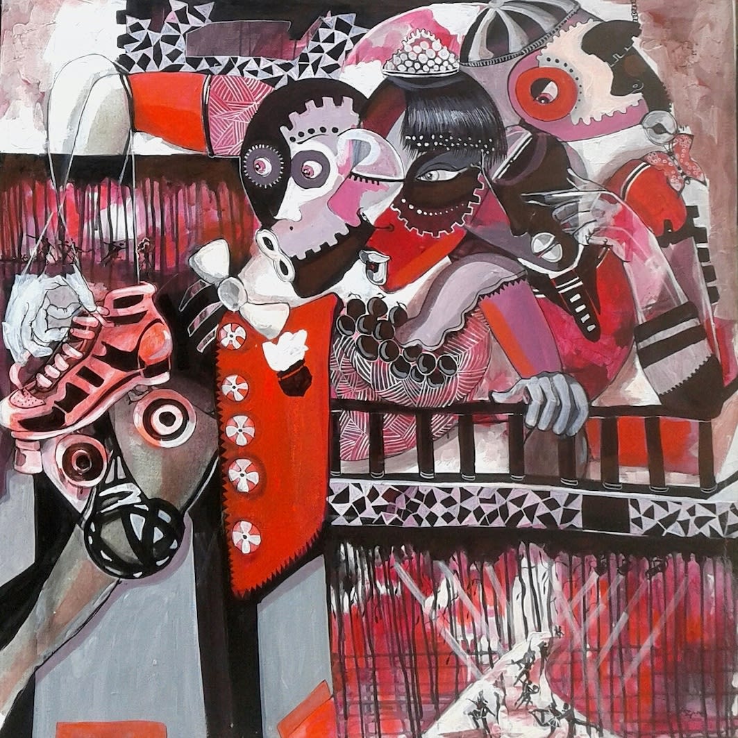 Aza Mansongi, Les patineurs, 2015