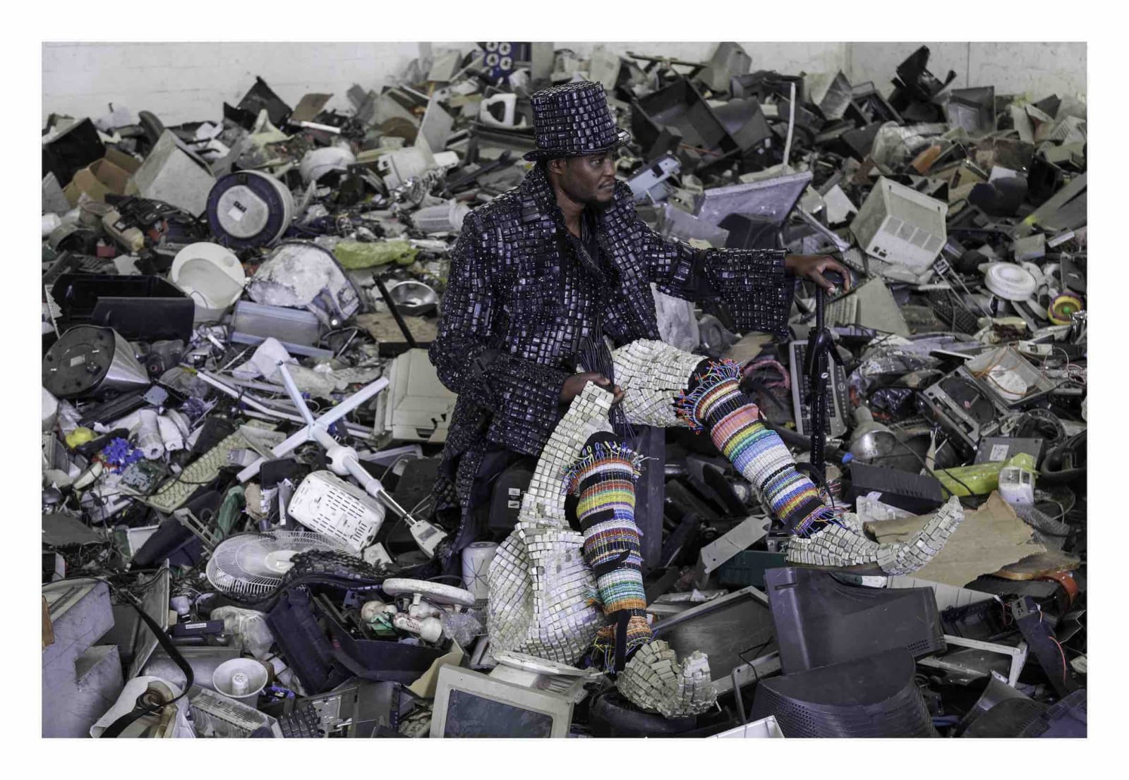 Maurice Mbikayi, Self-Portrait 6, 2015