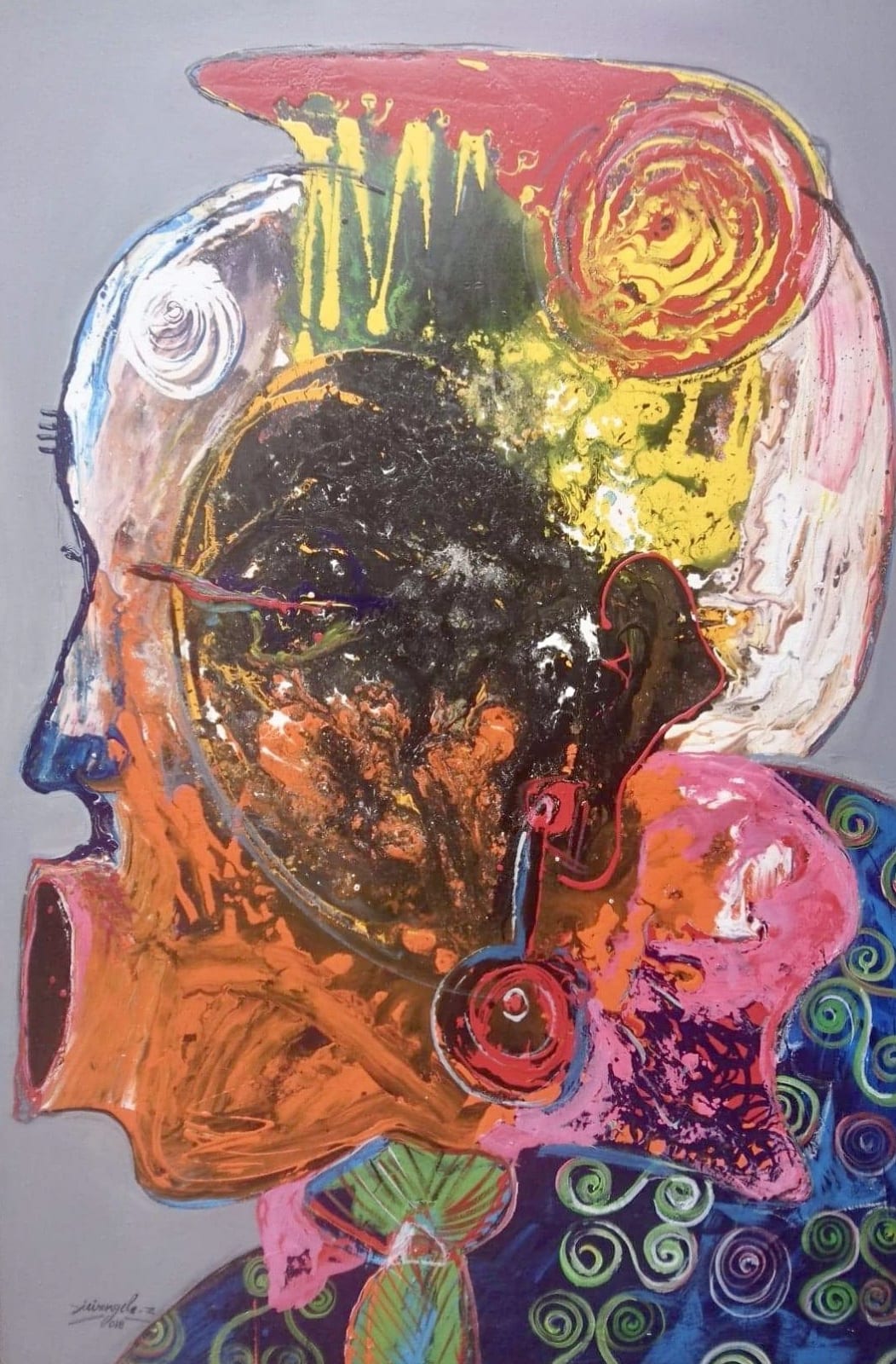 Frank Dikisongele, Grande gueule, grande pensée, 2019