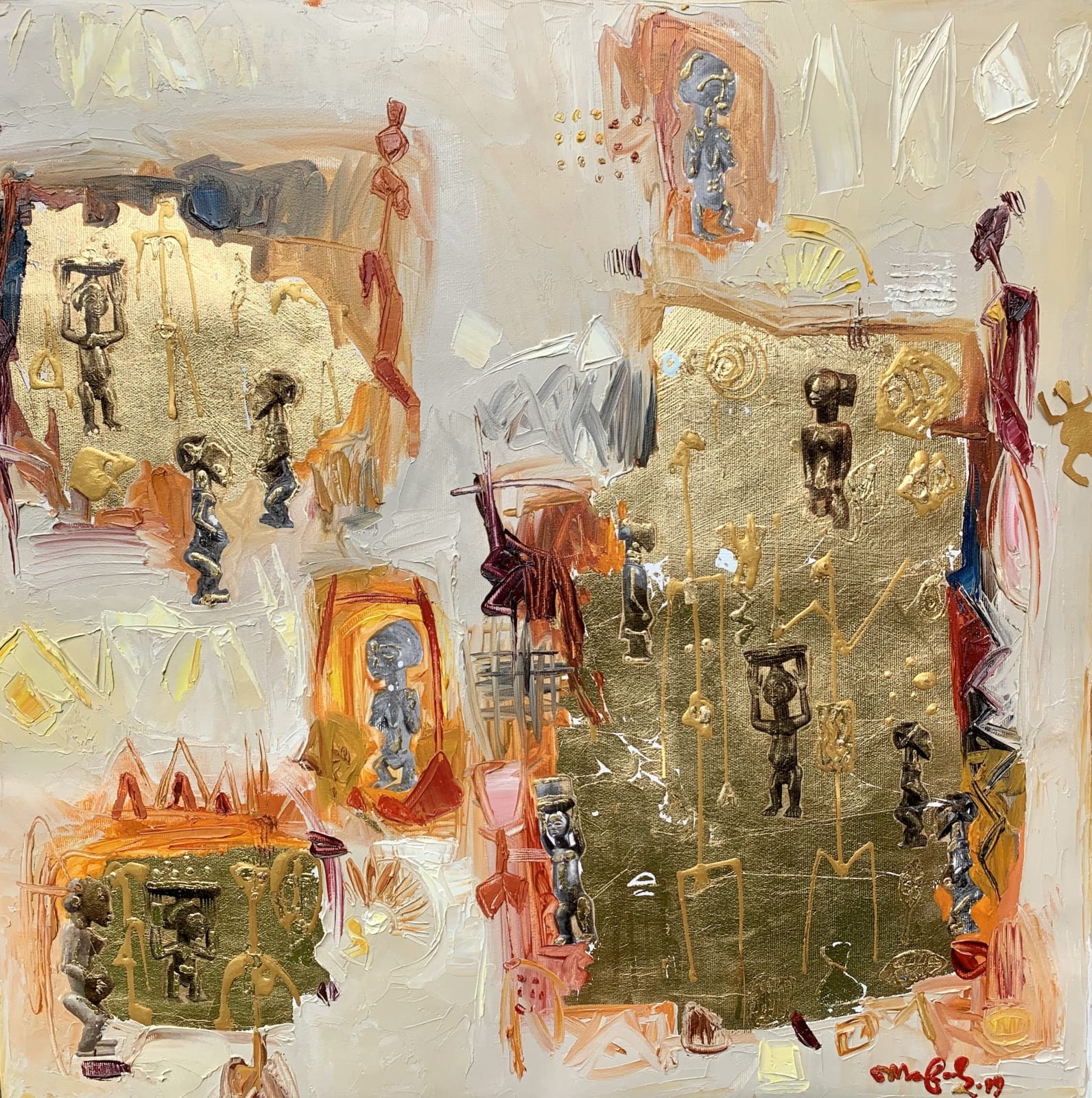 Pitsho Mafolo, Tradition vs modernity I, 2019