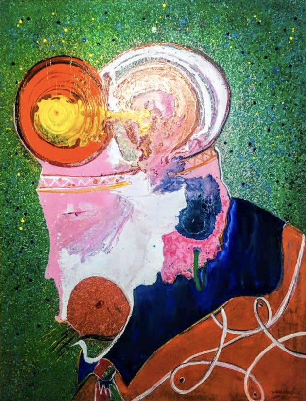 Frank Dikisongele, Deux pensees, parole d'honneur, 2018