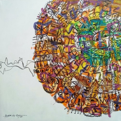 Eghosa Raymond Akenbor , Stories in circles I, 2020