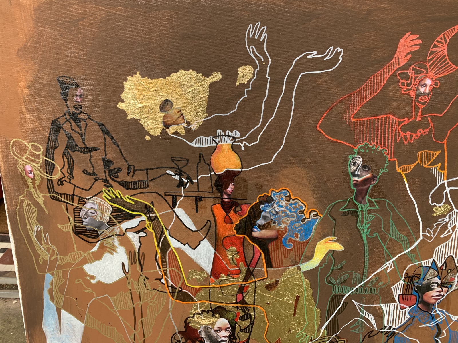 Pitsho Mafolo, Au centre ville II, 2019
