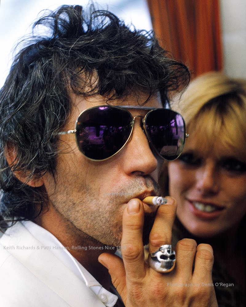 ROLLING STONES, Keith on the bus, Nice France, 1982