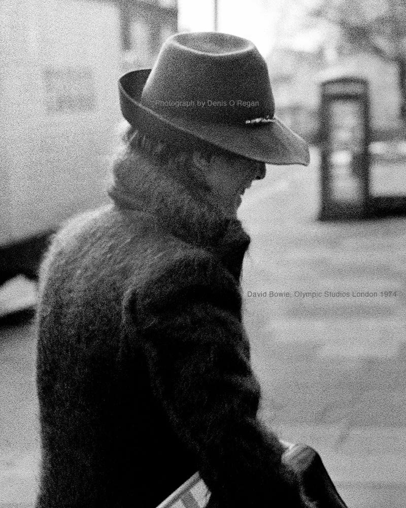 DAVID BOWIE, David Bowie Olympic Studios, 1974