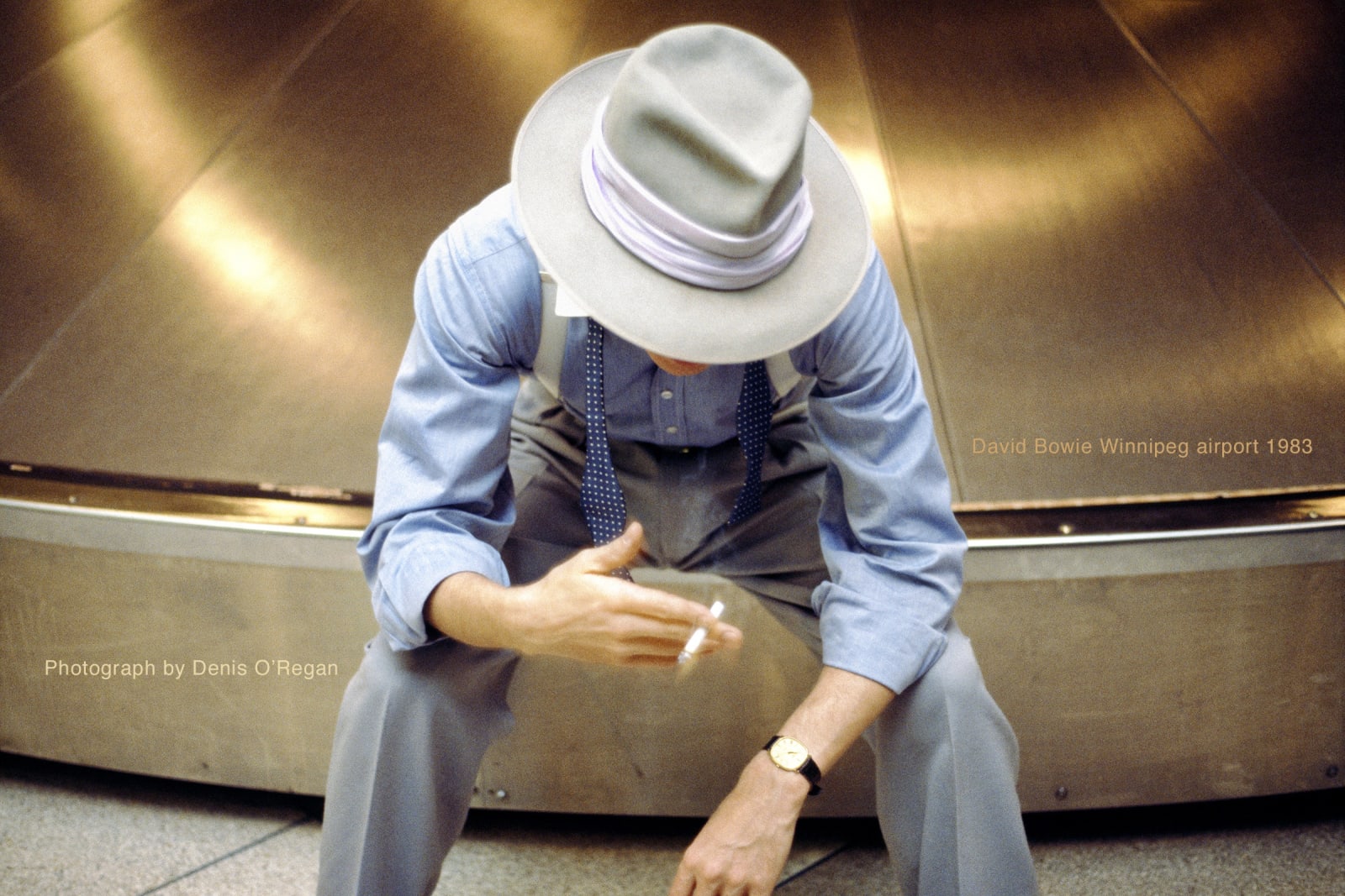 DAVID BOWIE, David Bowie Winnipeg Airport, 1983